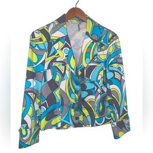 Vintage Classiques Entier Abstract Vintage Mod Blazer  Size Small